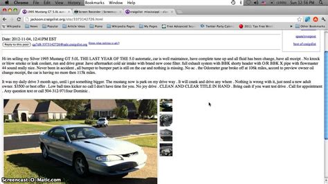 craigslist in mississippi|cars for sale in mississippi on craigslist.